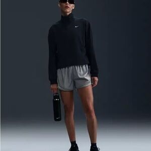 Nike Women's Black and Gray Athletic Shorts